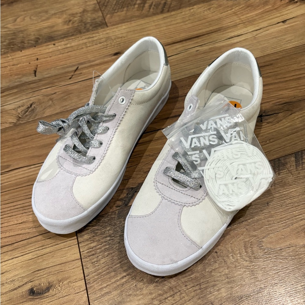 Vans Sport Low Sz 9.5 Men’s 11 WomensShine Grey Blanc De Blanc Suede Punk Skate